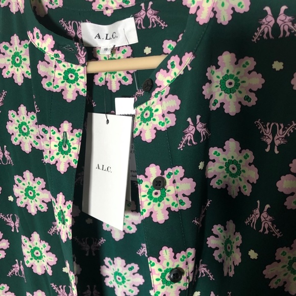 A.L.C. silk dress — Size 10 - Picture 4 of 7